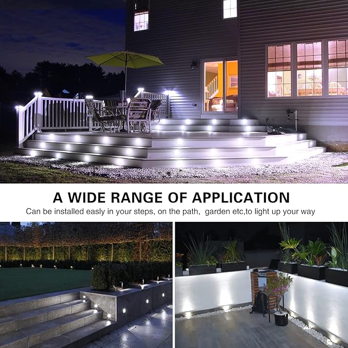 LED Deck Lights 0.7" Tiny Deck Driveway Light Dock Path Step Road Light Outdoor - Image 2