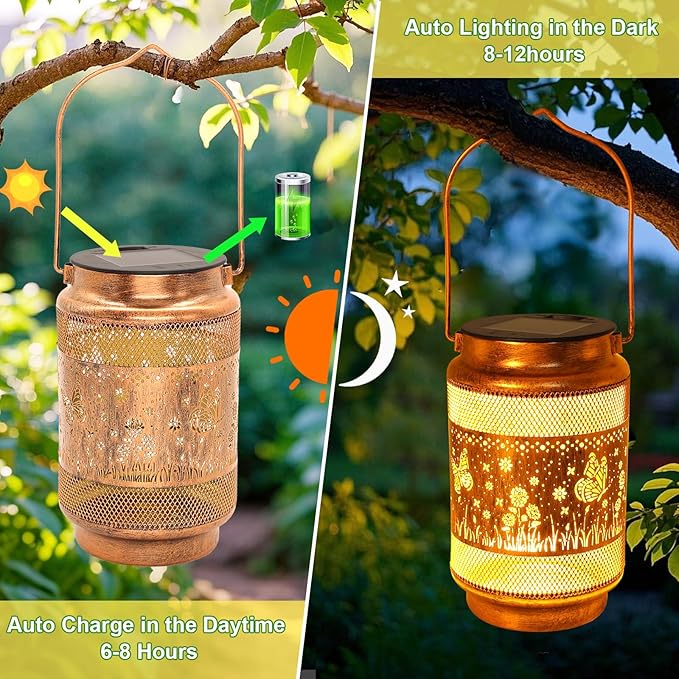 Butterfly Solar Lanterns Outdoor Waterproof - Image 3