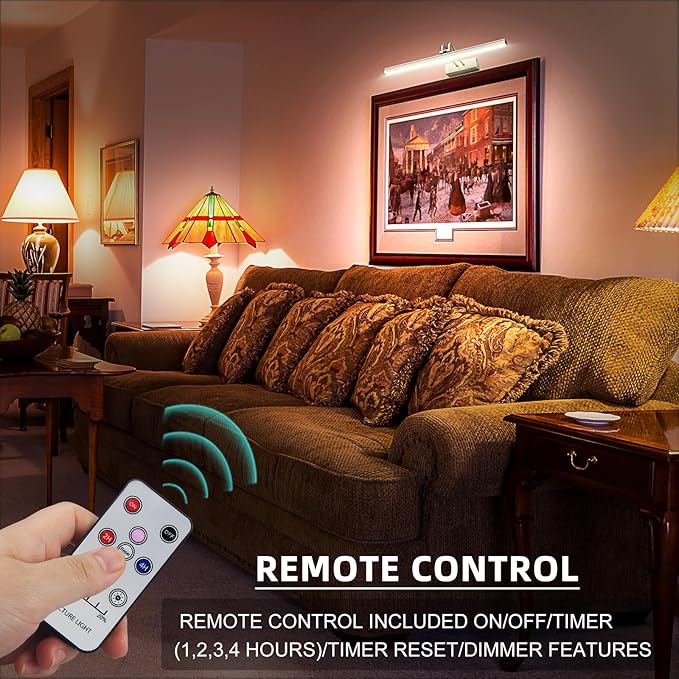 FUNCHDAY Picture Light, Wireless Rechargeable Gallery Lights - Image 3