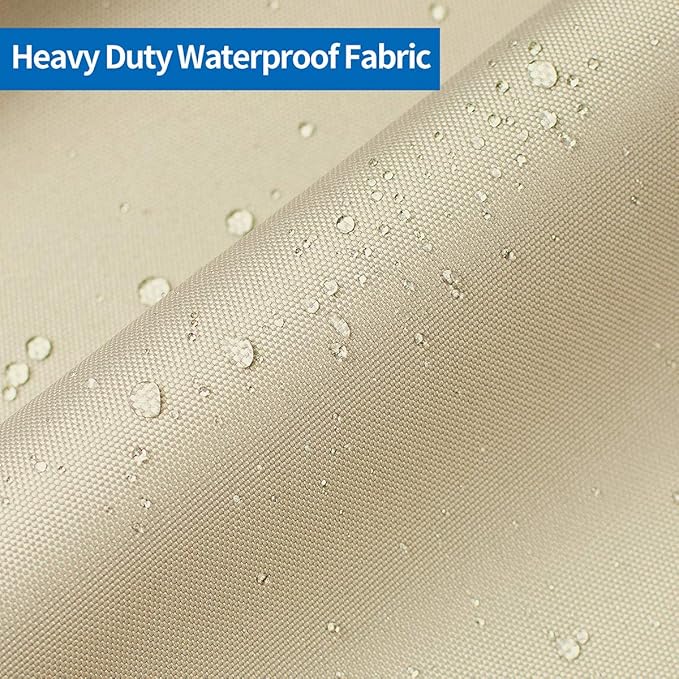 iCOVER Trailerable Boat Cover- 17'-19' 800D Water Proof Heavy Duty, Fits V-Hull - Image 3
