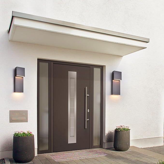 Outdoor Wall Lights Modern Exterior Lighting Fixtures, 3000K Integrated LED - Image 2