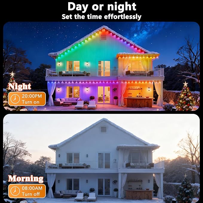 Permanent Outdoor Lights, 100ft - Image 8
