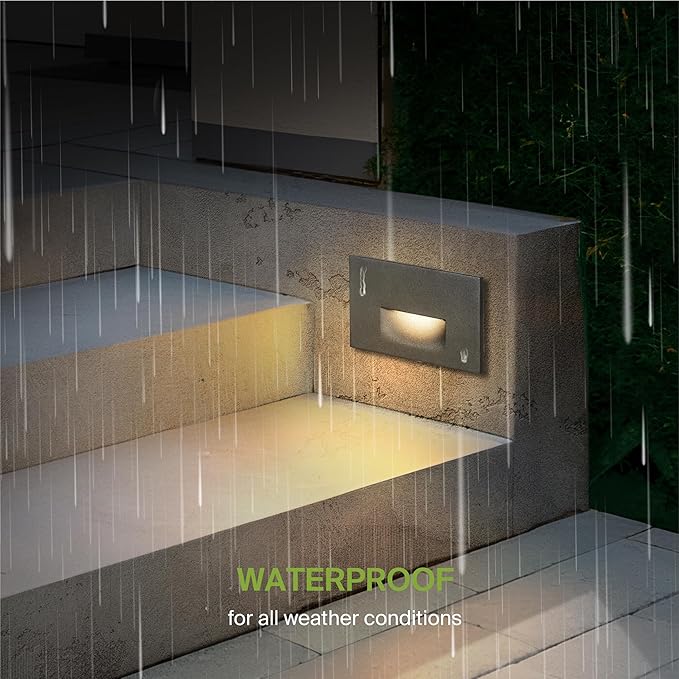 ASD LED Recessed Step Light Fixture, Outdoor & Indoor Tread Lighting | RGBW - Image 7