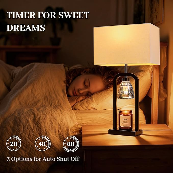 PoKat Table Lamps with Candle Warmer - Image 4