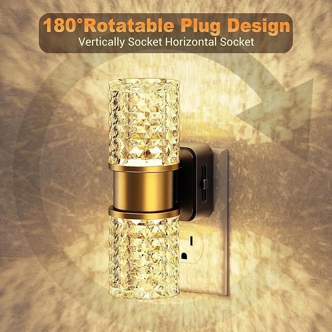 JandCase Night Light, Night Lights Plug into Wall, Automatic LED Night Light - Image 3