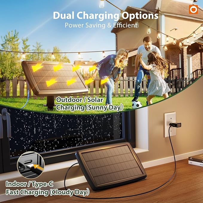 addlon 102FT Solar String Lights Outdoor - Image 3
