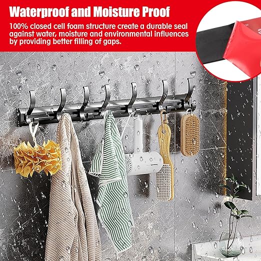 3M Double Sided Tape Heavy Duty, Waterproof Mounting Foam Tape, 16.5ft Length - Image 2
