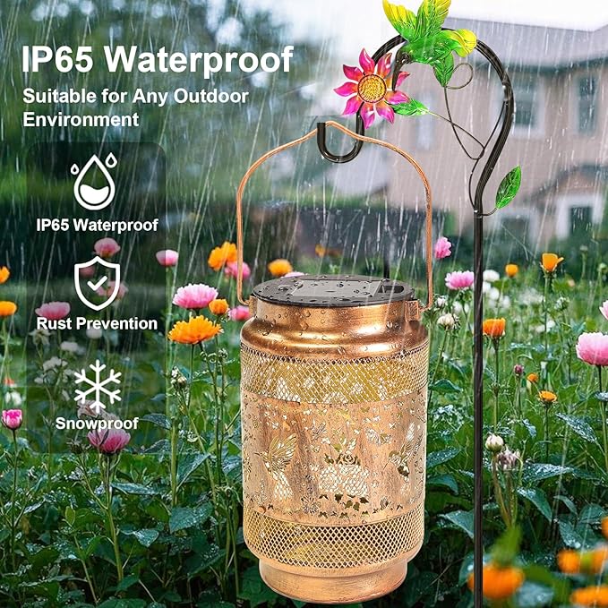Hummingbird Solar Lanterns Outdoor Waterproof - Image 8
