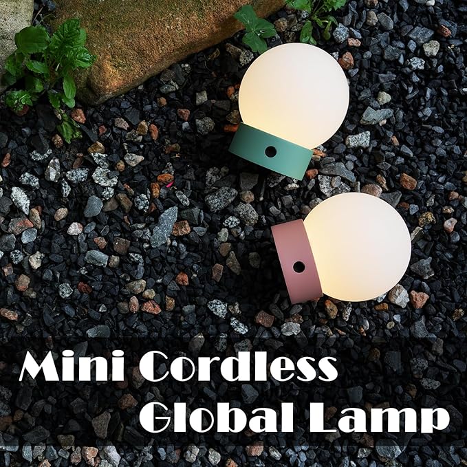 Small Cute Cordless Table Lamp Rechargeable, Battery Operated Shower Lamp - Image 2
