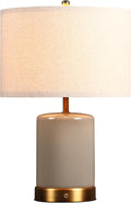 O’Bright Dune - Battery Powered Table Lamp, Rechargeable Cordless Ceramic Lamp by OBright