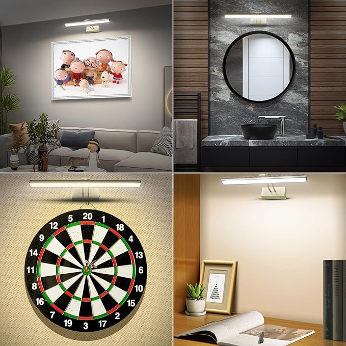 FUNCHDAY Picture Light, 3CCT Battery Art Lights - Image 6