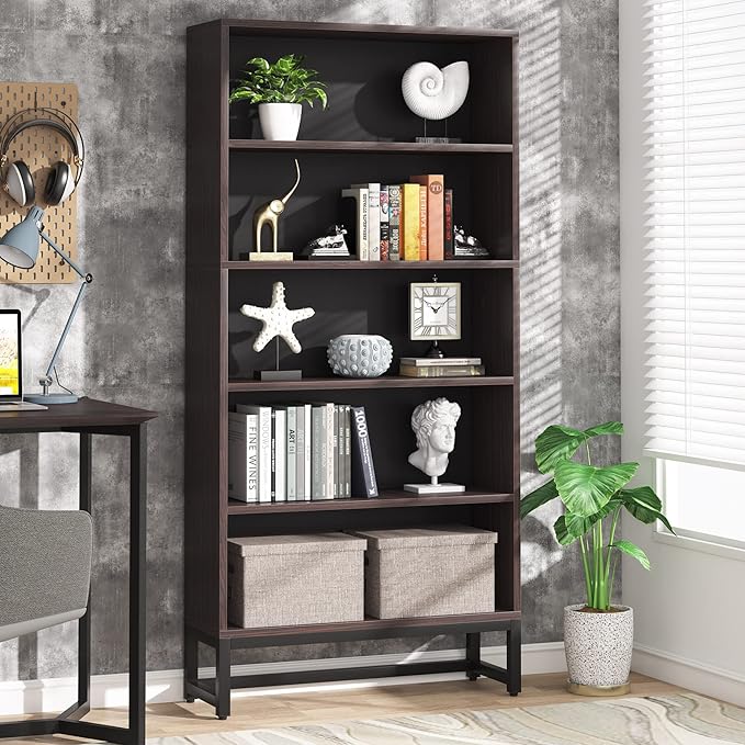 Tribesigns Tall Bookcase and Bookshelf, 70.8” Large Bookcases Organizer by Tribesigns