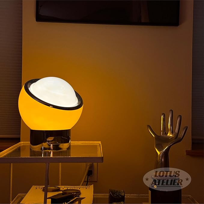 Lotus Atelier Bauhaus Lamp | Warm Retro Orange Lamp - Image 9