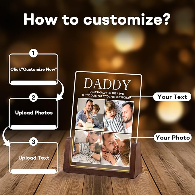 Customized Fathers Day Birthday Gifts - Image 2