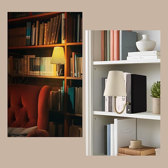 AELS Wooden Bookshelf Lamp - Image 5
