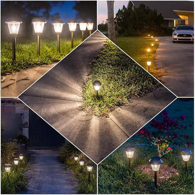 XMCOSY+ Solar Lights Pathway Outdoor - Image 5