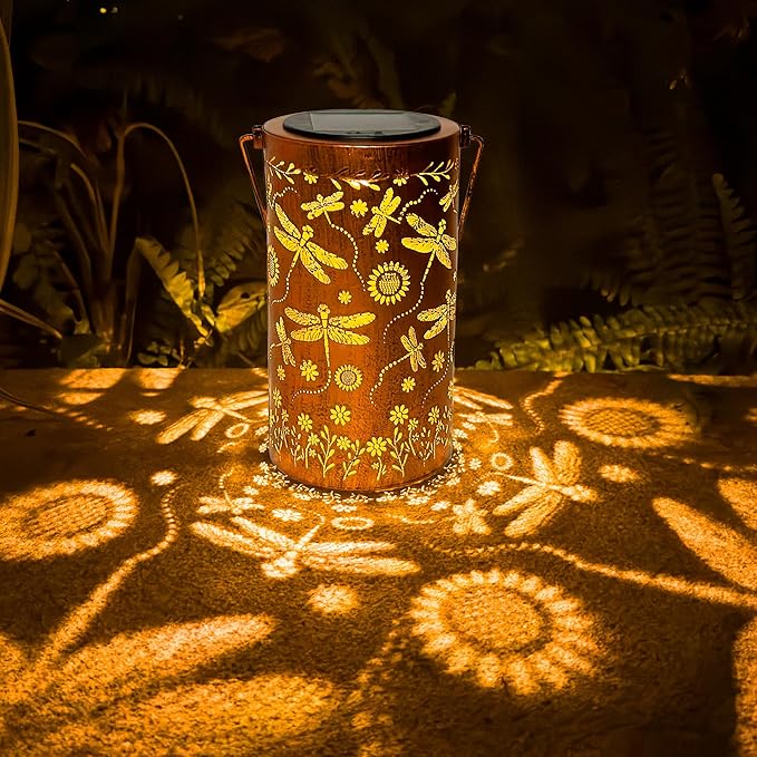 Dragonfly Flower Solar Lanterns Outdoor Waterproof, Birthday Gifts - Image 8