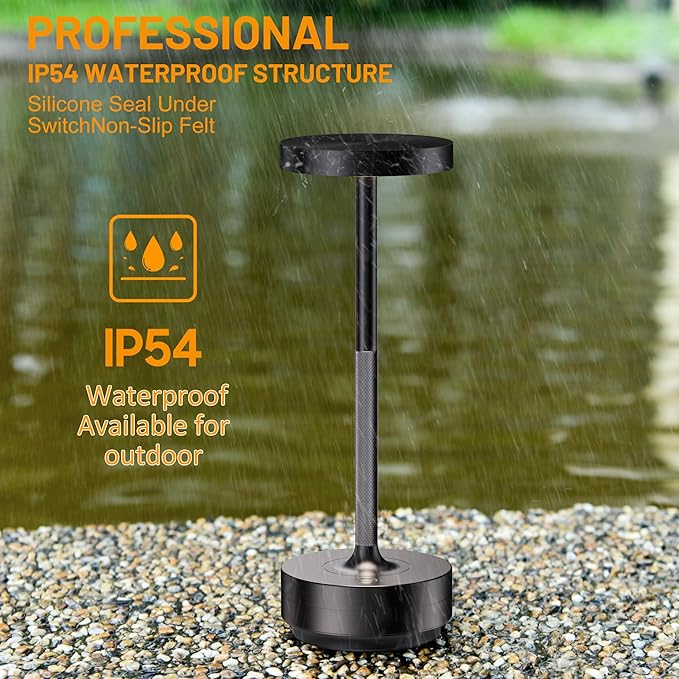 SAKRINGT 2 Pack Rechargeable Cordless Table Lamp - Image 2