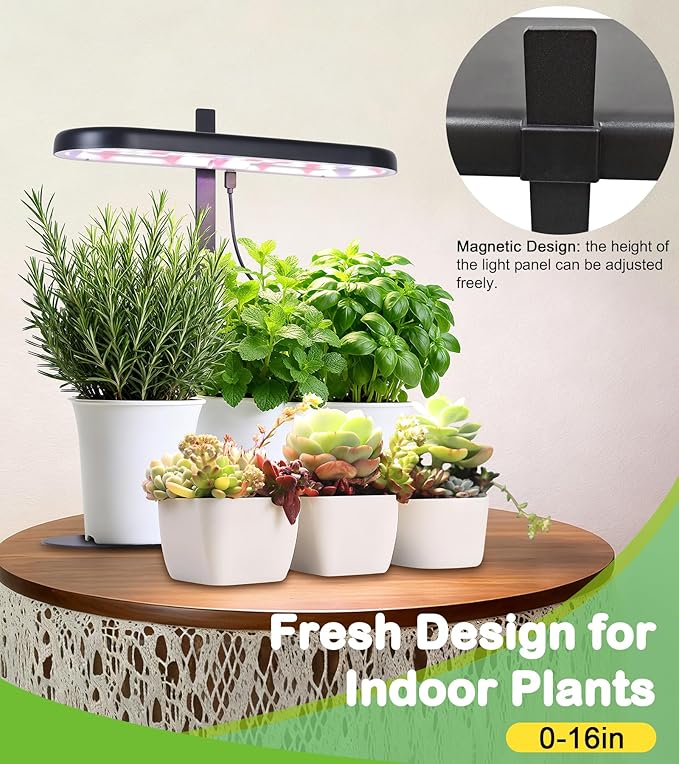 Grow Lights for Indoor Plants, 20W Full Spectrum LED Grow Lamp for Indoor Garden - Image 6