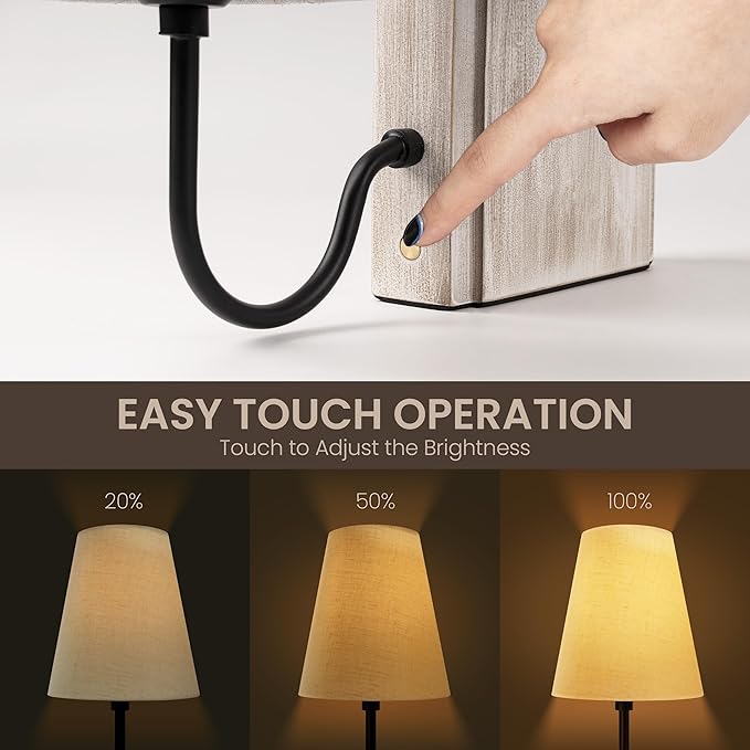 AELS Wooden Bookshelf Lamp - Image 5