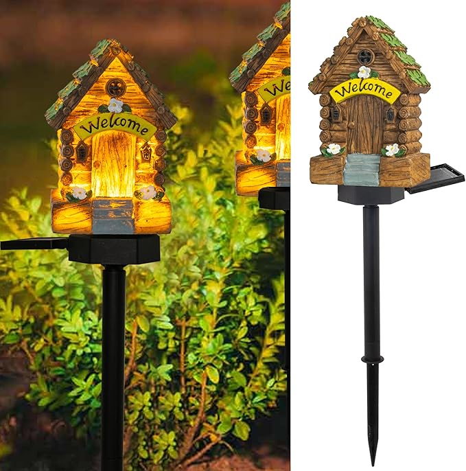 Dazzle Bright Fairy Garden House, Beautiful Miniature Garden Decoration by DazzleBright