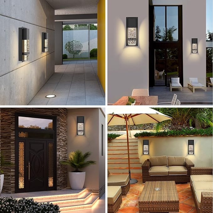 LED Integrated Outdoor Wall Light, Modern Exterior Wall Sconce - Image 5