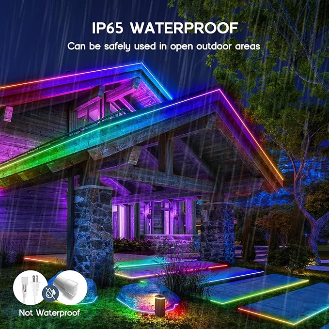 LED Neon Lights, IC+RGB 32.8FT Rope Lights Control - Image 5