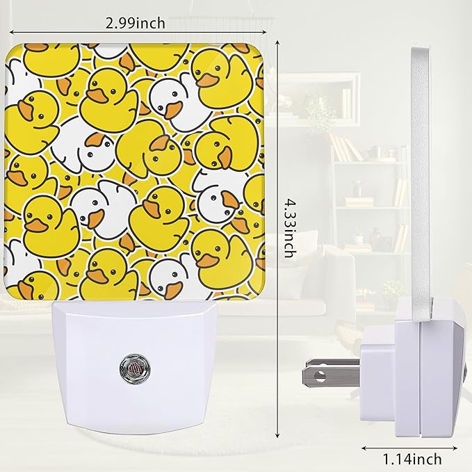 Duck Night Light, Cute Night Light Plug into Wall - Image 2
