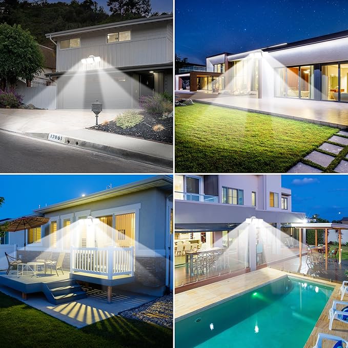 LED Security Lights Motion Sensor Outdoor Lights, 5000K Daylight, IP65 - Image 8