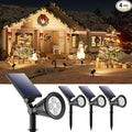4 Pack Solar Powered Spotlights Waterproof Outdoor by FALOVE