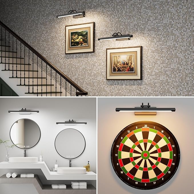 Cordless Picture Light with Remote, Battery Operated Wall Sconce - Image 6