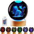 Large Cat Crystal Ball Night Light by Unknown