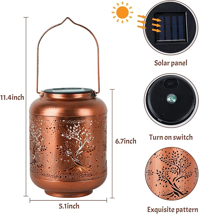 Solar Lanterns Outdoor Waterproof, Birthday Gifts - Image 5