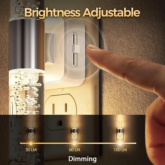 DORESshop LED Night Light, Rotating Night Lights Plug into Wall, Auto Light - Image 2