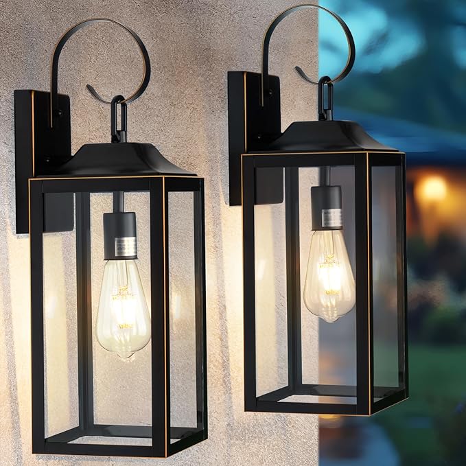 Dusk to Dawn Outdoor Wall Light, Waterproof Outdoor Lighting - Image 3