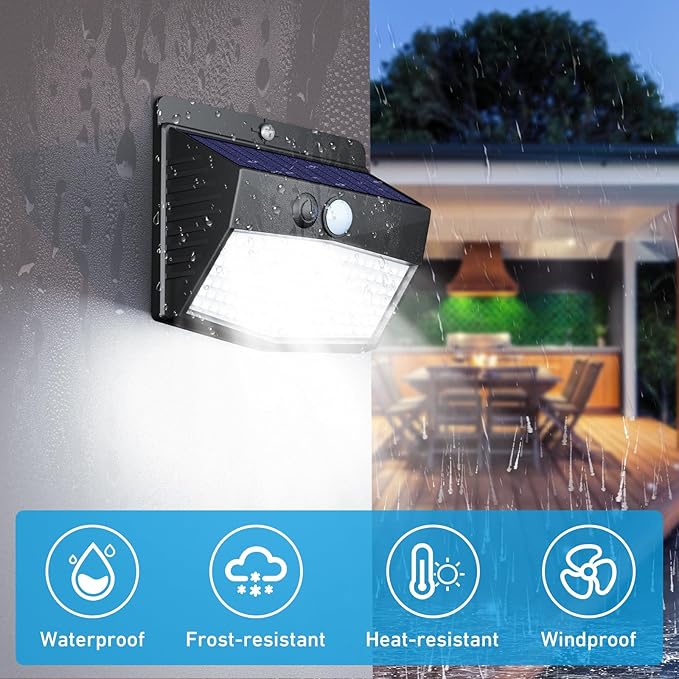 Solar Outdoor Lights, 12 Packs Solar Motion Sensor Security Lights - Image 5