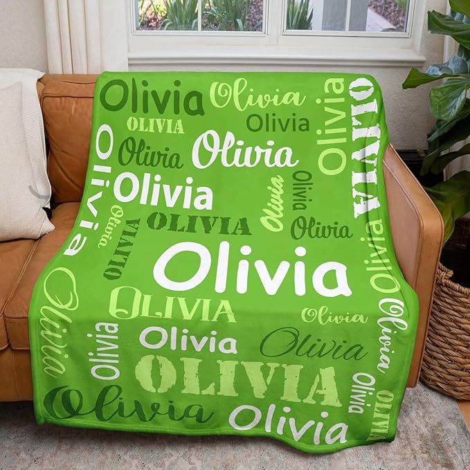 Gudina Personalized Name Blankets Custom Blanket - Image 3