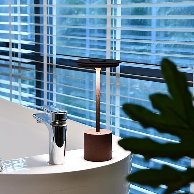 2Pack Cordless Table Lamp, Portable Rechargeable 6000mAh Outdoor Table Lamp - Image 5