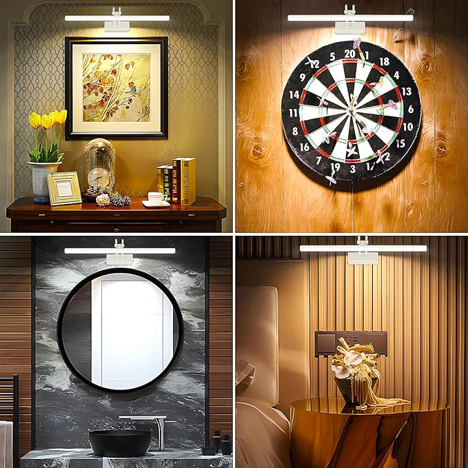 Picture Light, Picture Lights for Wall Cordless, Battery Wall Lights for - Image 4