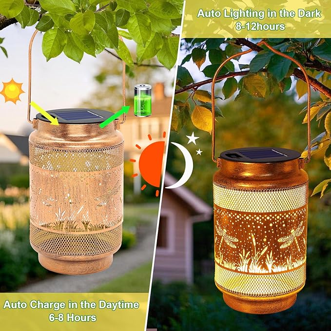 Dragonfly Solar Lanterns Outdoor Waterproof - Image 7