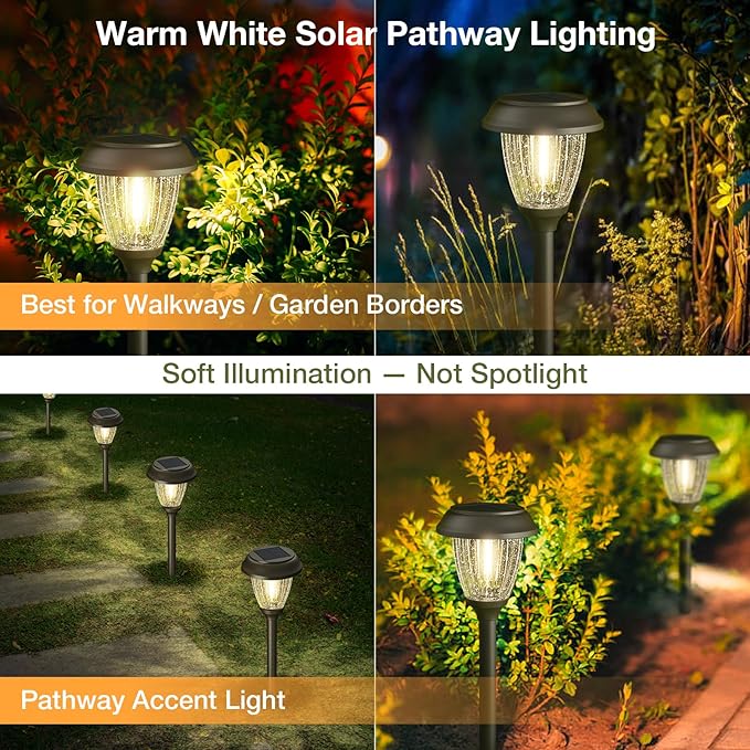 XMCOSY+ Solar Lights Outdoor 10/25 LM LED - Image 9