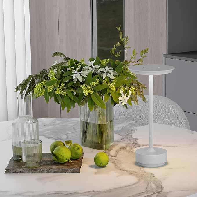 2 Pack Rechargeable Table Lamps Cordless, Portable 5000mAh Outdoor Table Light - Image 3