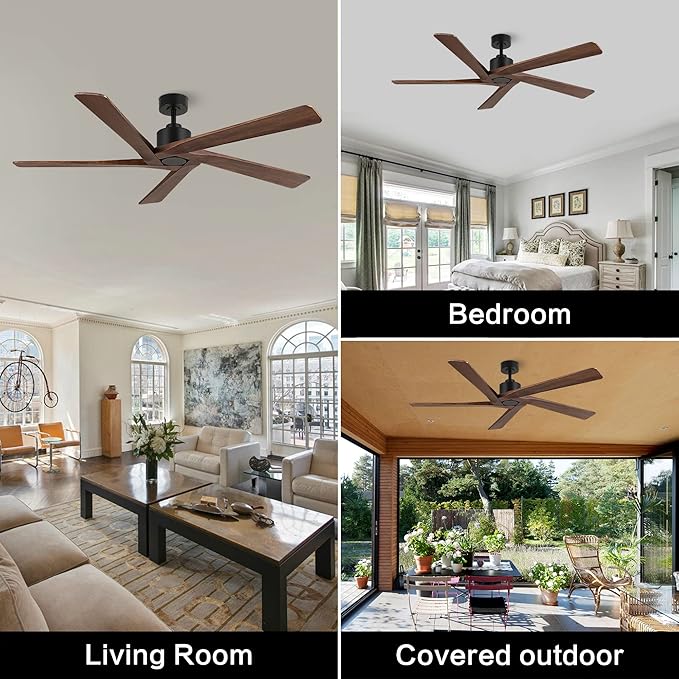 WINGBO 72" DC Ceiling Fan No Light - Image 7
