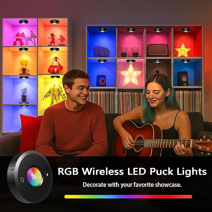 Rechargeable Puck Lights with Remote - Image 5