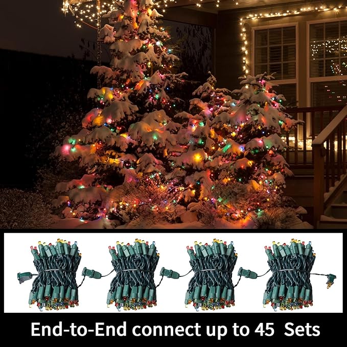 LAMPHOME 60 Count Multicolor- String Lights - Image 5
