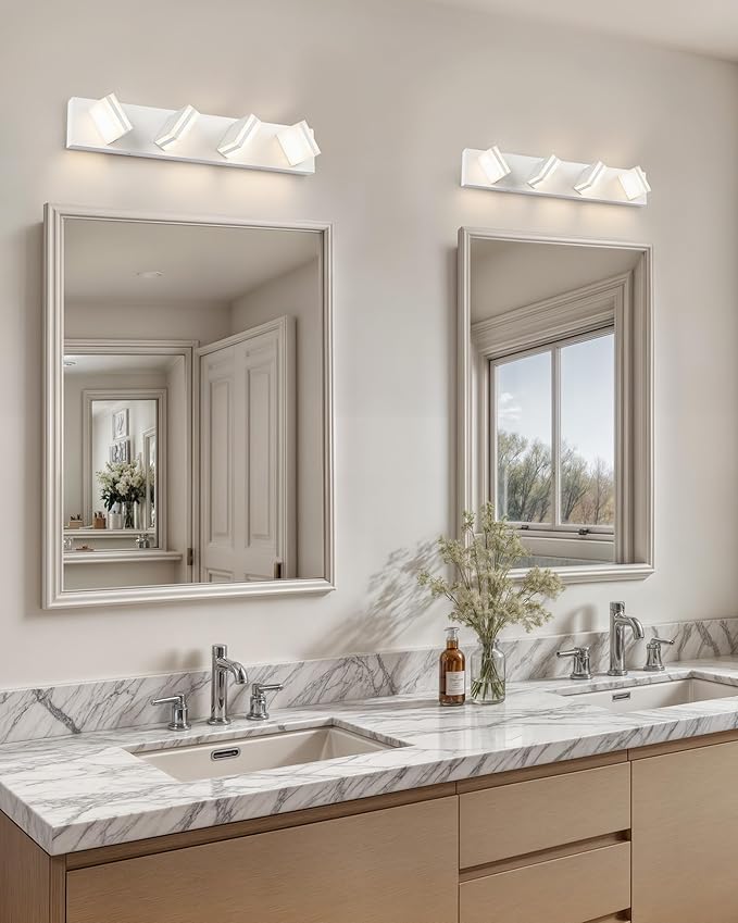 VONLUCE Bathroom Vanity Light Fixture, 4-Light Modern LED Vanity Light - Image 7