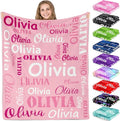 Gudina Custom Blanket with Name, Customized Name Blanket by Gudina