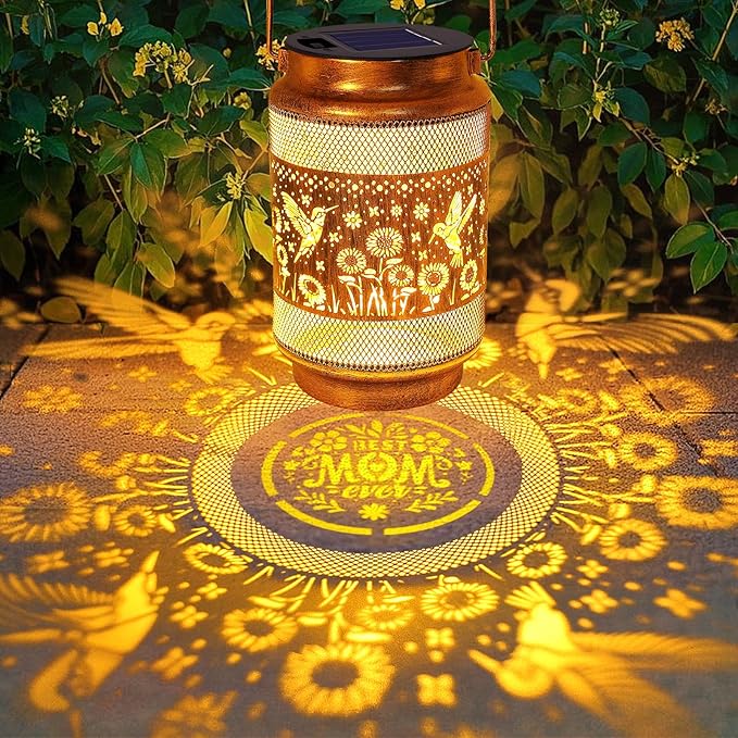 Gifts for Mom, Mom Gift Solar Lanterns Outdoor, Mother Birthday Gift from - Image 3