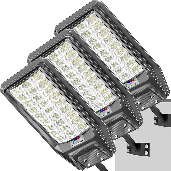 loyoele Solar Street Light Outdoor Waterproof Dusk to Dawn, 9800W Solar Parking by SolarLightsforOutside