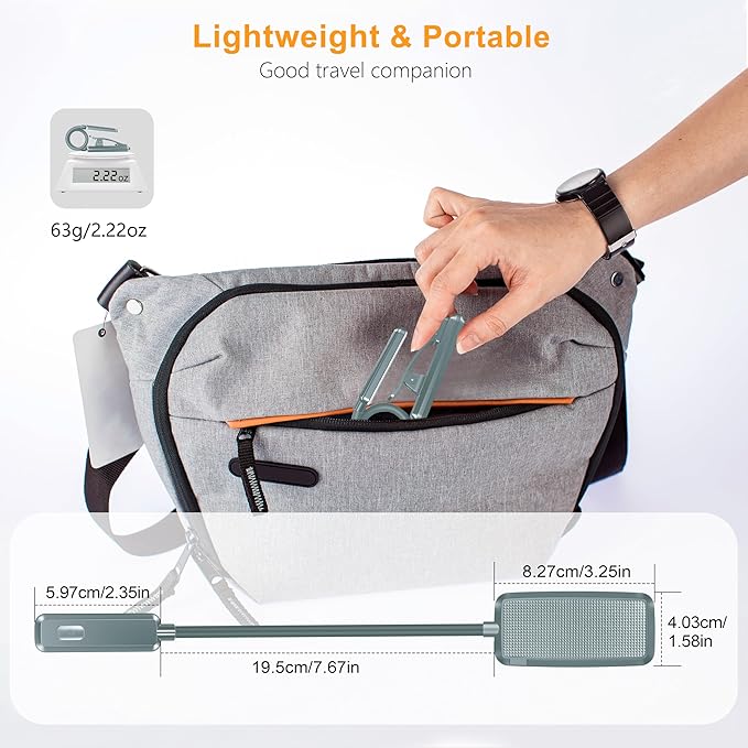 Gritin 9 LED Rechargeable Book Light - Image 8